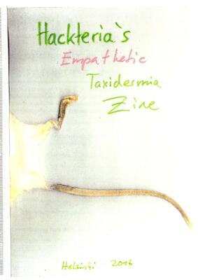 Cover of Taxidermia zine