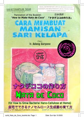 Cover of Bacterial nano-cellulose